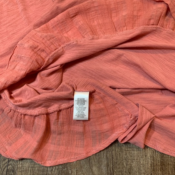 Cupio blush Textured Knit Ruffle Top - Picture 9 of 10